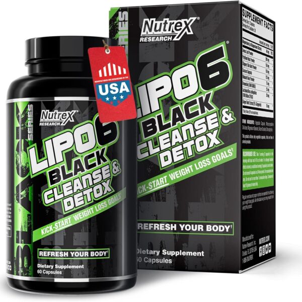 Nutrex Research Lipo-6 Cleanse & Detox for Weight Loss & Digestive Health