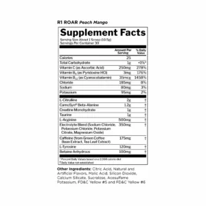 Rule 1 R1 Roar Preworkout