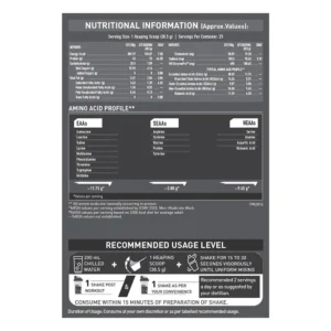 MuscleBlaze Biozyme Performance Whey, 1 kg (2.2 lb), Refill Pack