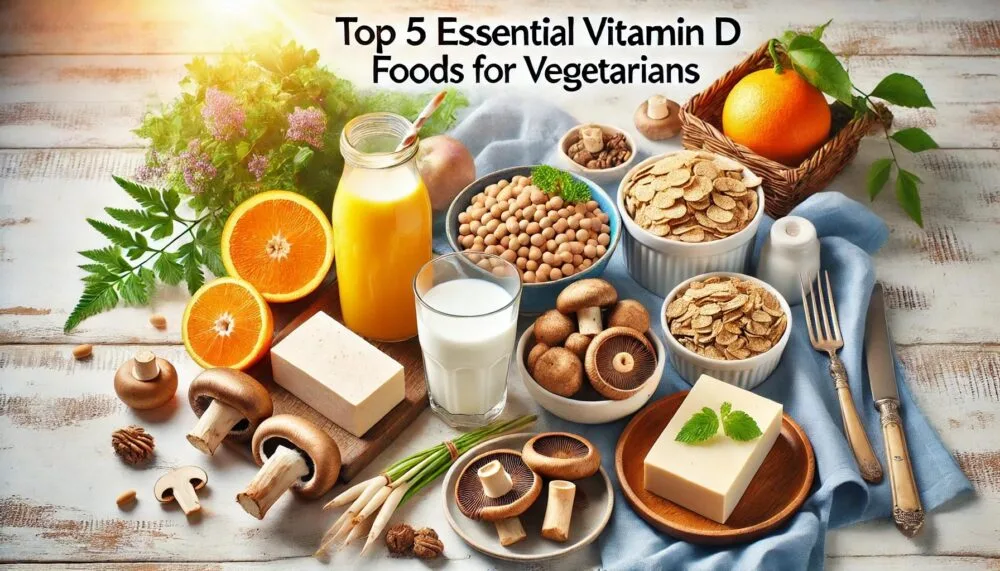 Top 5 Essential Vitamin D Foods For Vegetarians