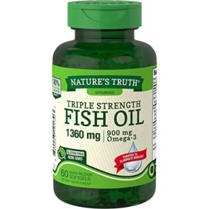 Nature's Truth, Triple Strength Fish Oil, 60 Quick Release Softgels