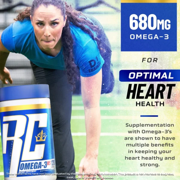 Ronnie Coleman Omega-3 XS Fish Oil Softgels