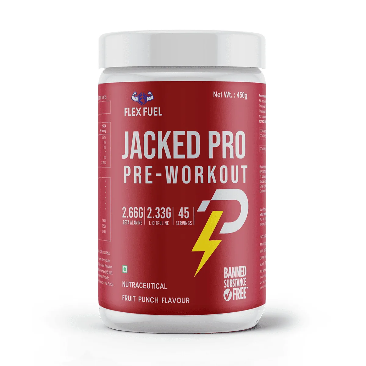 Flex Fuel Jacked Pro Powder Preworkout
