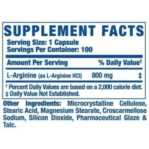 Ronnie Coleman L-Arginine XS - 100 Capsules