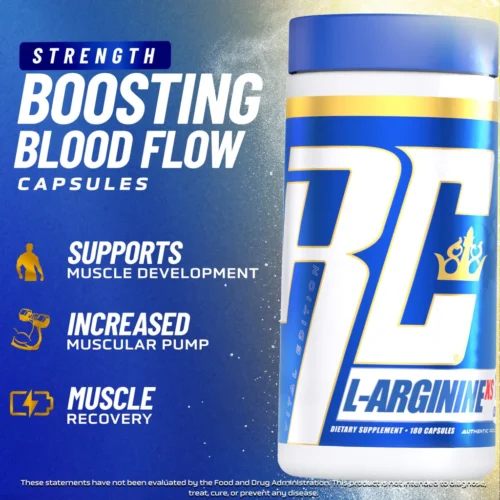 Ronnie Coleman L-Arginine XS - 100 Capsules - Image 5