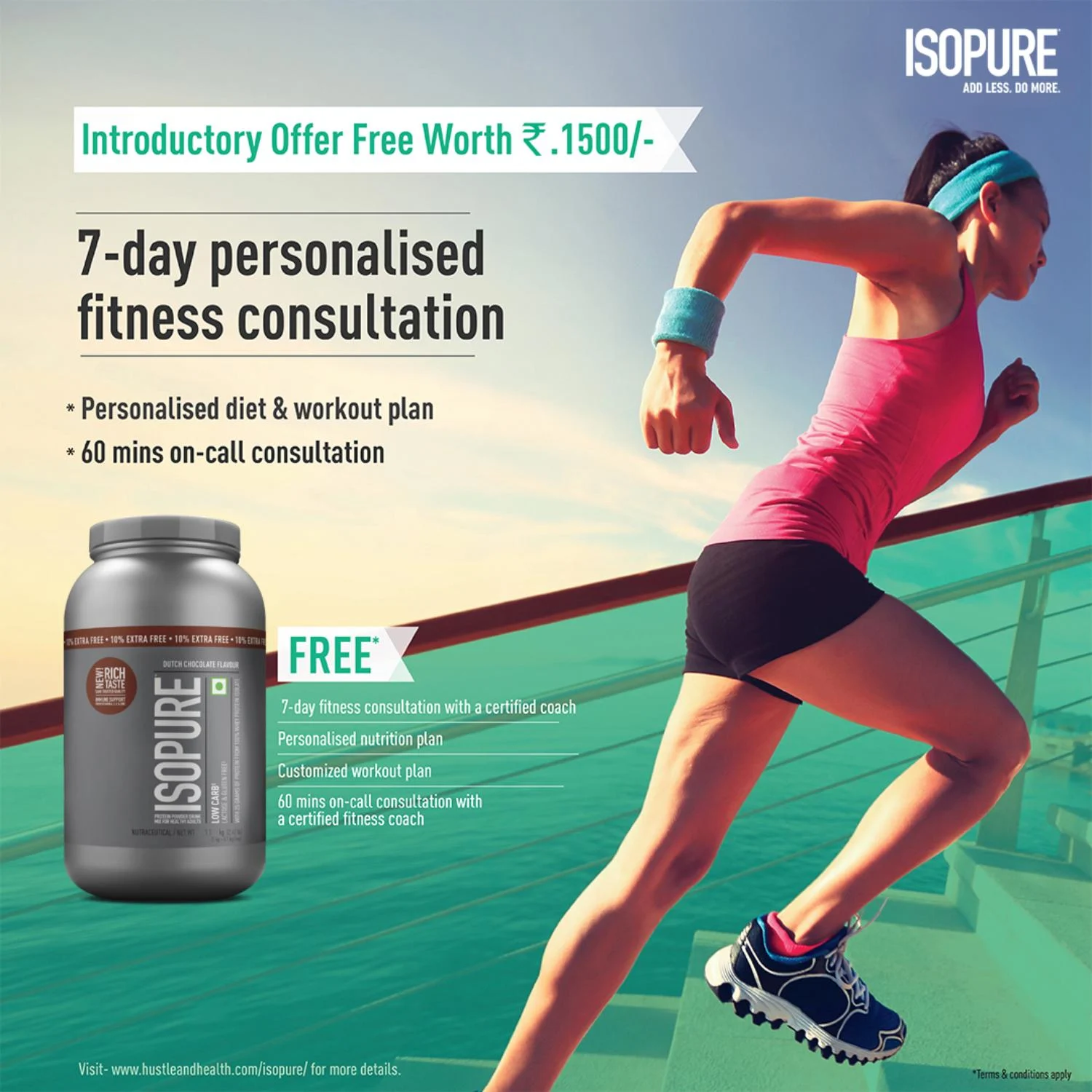 Isopure 100% Whey Protein Isolate Powder - 2.42 lbs(1.1 kg) - Image 7