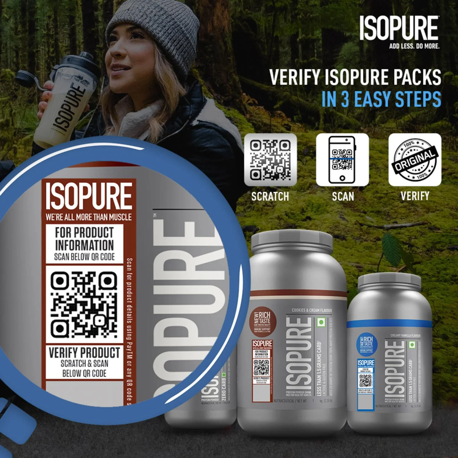 Isopure 100% Whey Protein Isolate Powder - 2.42 lbs(1.1 kg) - Image 6
