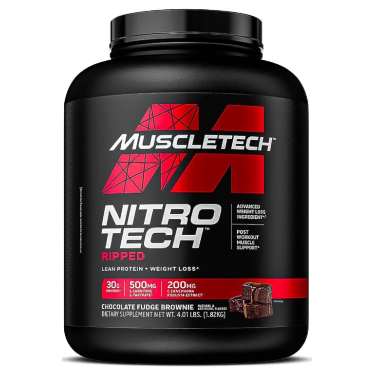 MuscleTech NitroTech Ripped Protein 4lbs