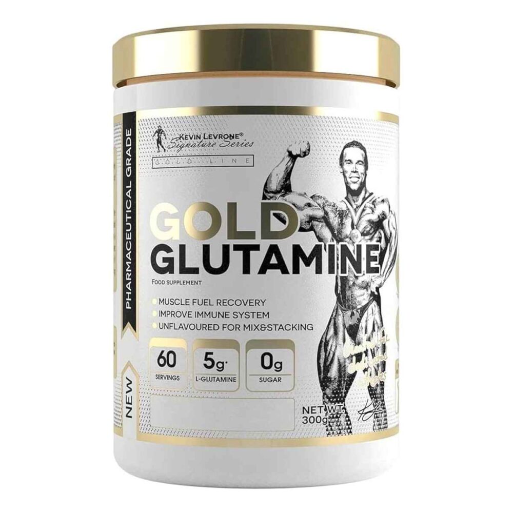 Kevin Levrone Gold Glutamine 5g, 60 Servings, Zero Sugar