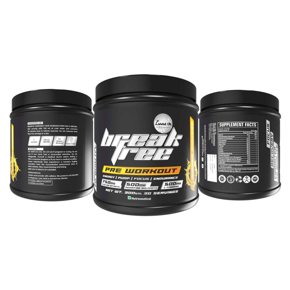 Game On Performance Break Free Preworkout