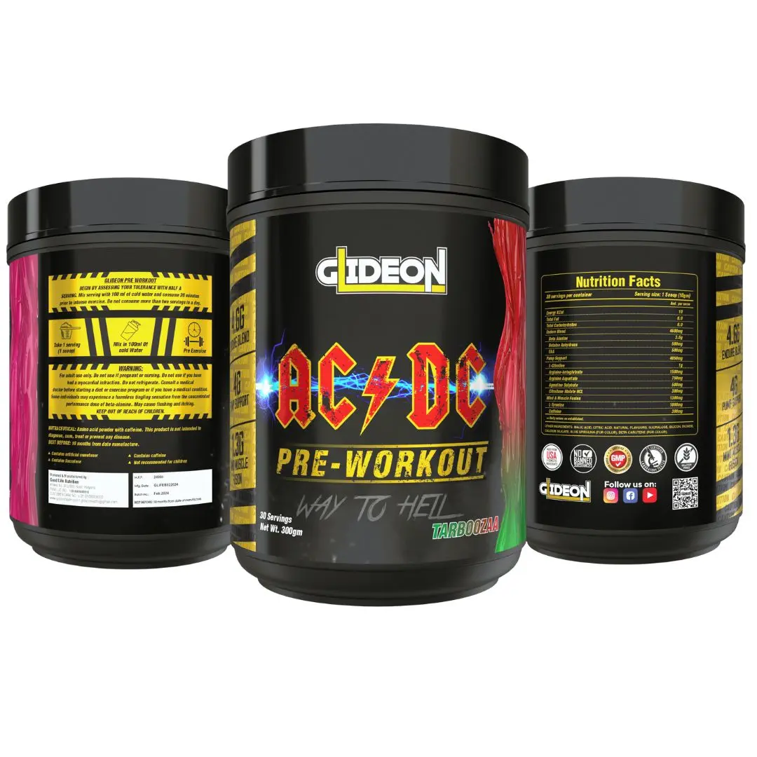 Glideon AC DC Pre-workout - Sports Nutrition Supplement