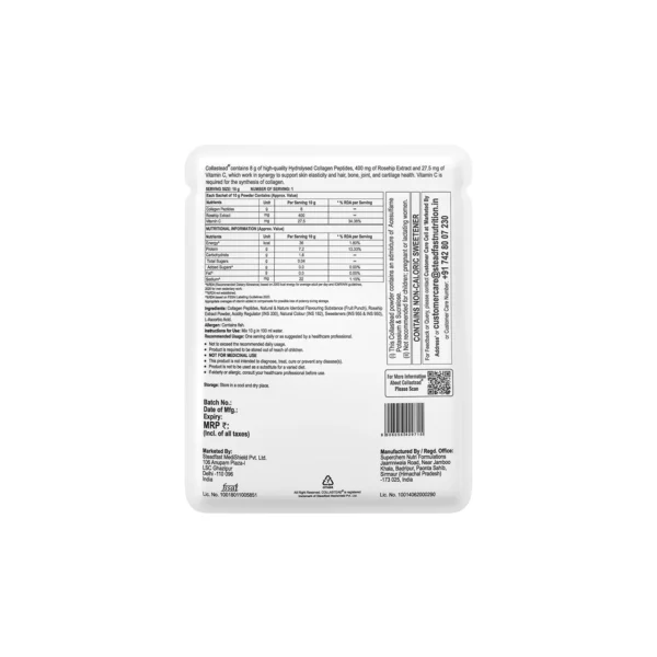 Steadfast Nutrition CollaStead Marine Collagen with Rosehip Extract & Vitamin C