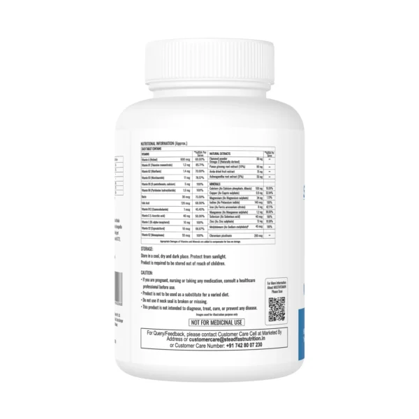 Steadfast Nutrition Multivitamin, 60 Tablets