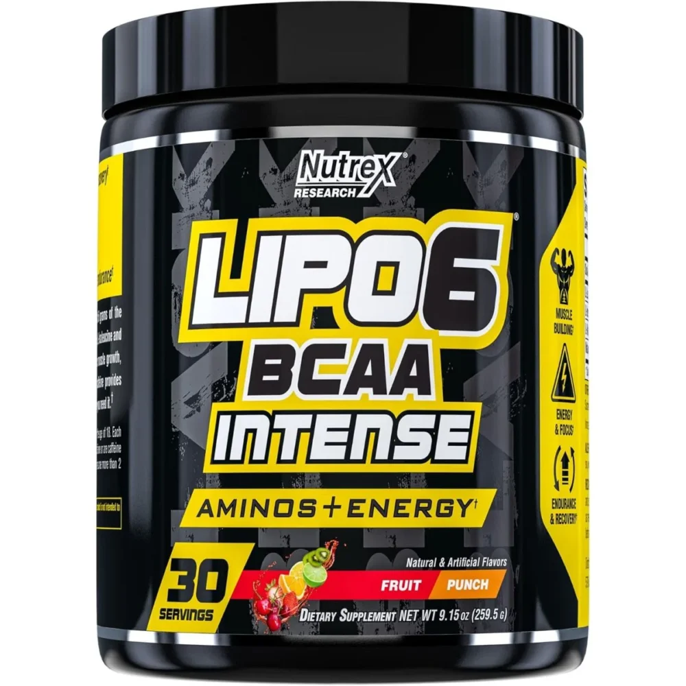 Nutrex Research Lipo 6 BCAA Intense Amino + Energy, 30 servings