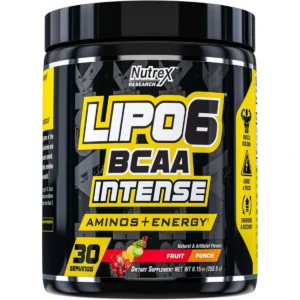 Nutrex Research Lipo 6 BCAA Intense Amino + Energy, 30 servings