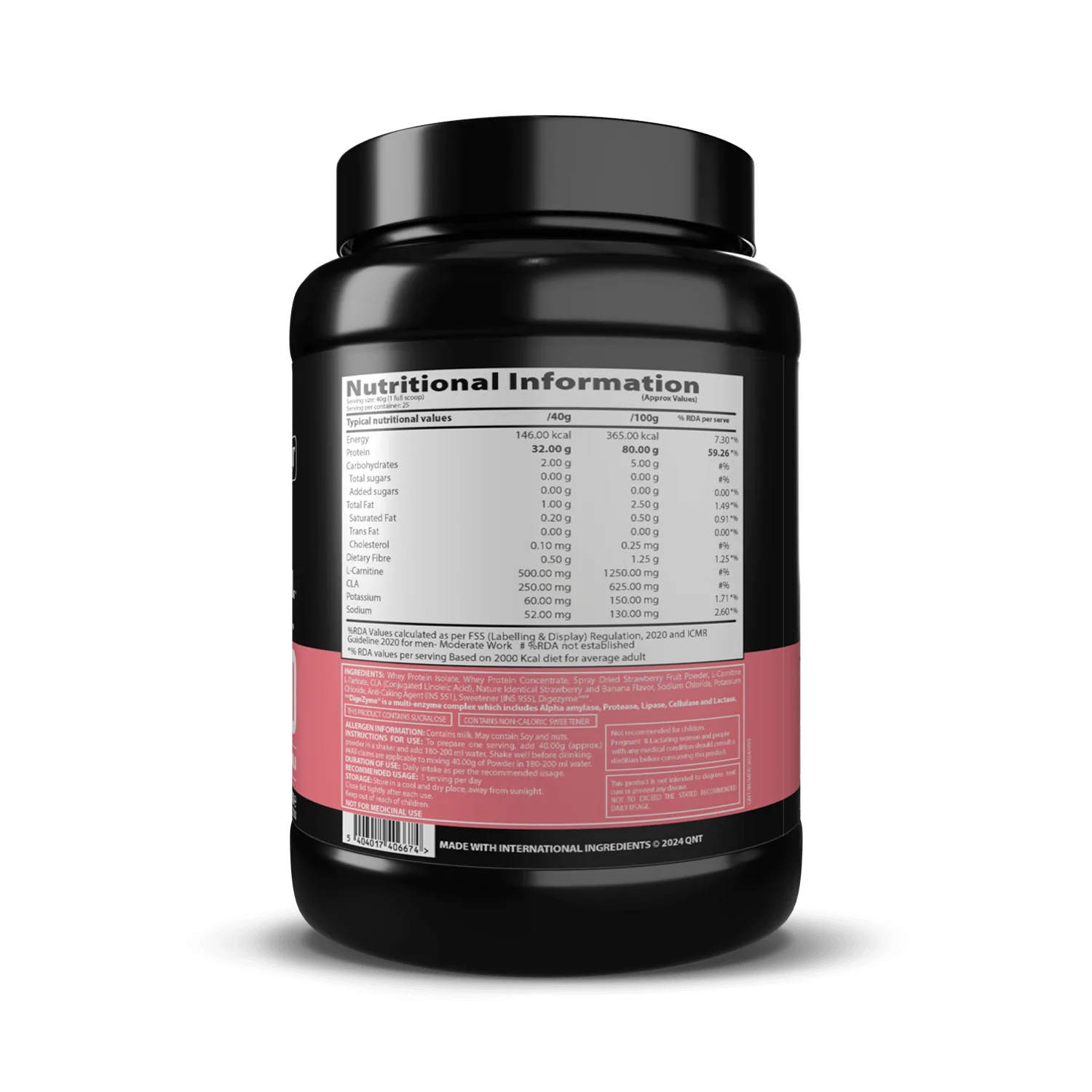 QNT Iso Ripped Whey Protein Isolate Powder - Image 8