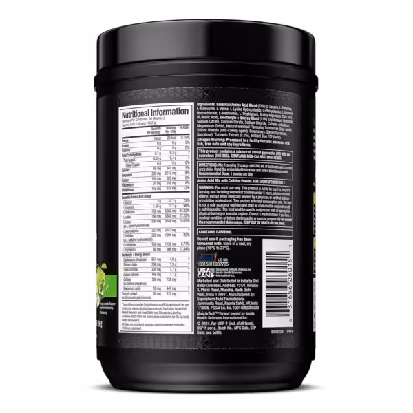 Muscletech EAA+ Energy, 30 Servings (395g) - product image