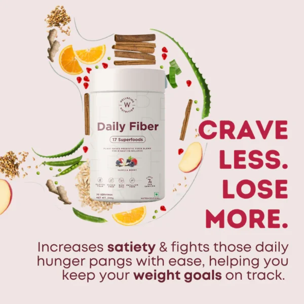 Wellbeing Nutrition Daily Fiber | Vanilla Berry Flavor