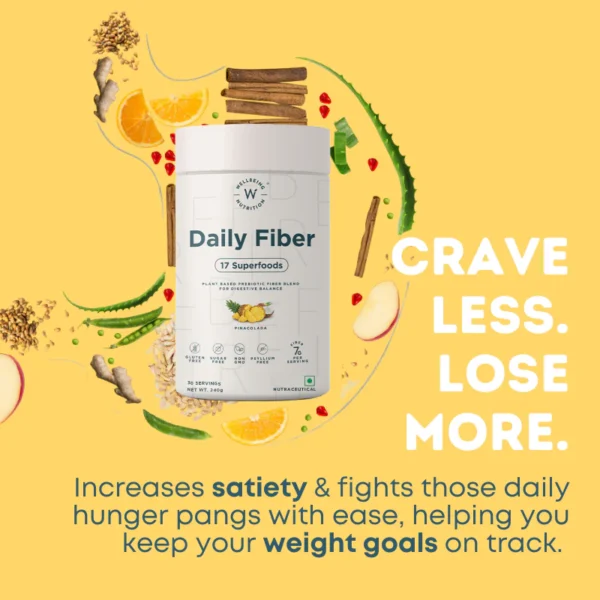 Wellbeing Nutrition Daily Fiber | Pina Colada Flavor