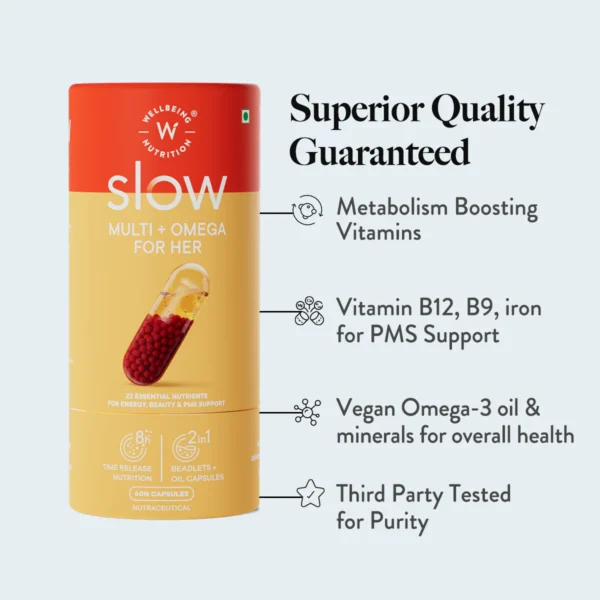Wellbeing Nutrition Multi + Omega for her Slow