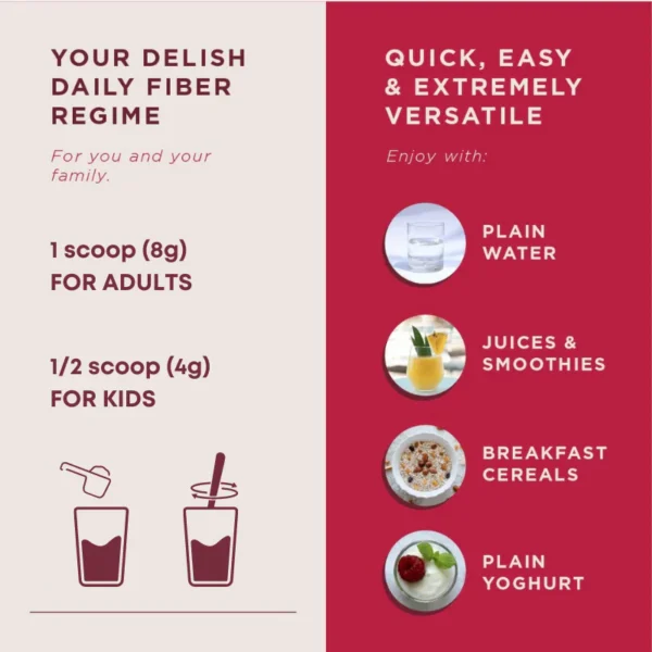 Wellbeing Nutrition Daily Fiber | Vanilla Berry Flavor