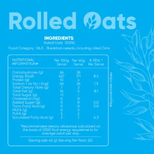 Myfitness Myfitness Rolled Oats 900g