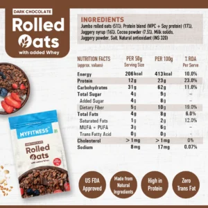 Myfitness High-Protein Chocolate Oats 375g