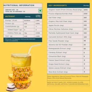 Wellbeing Nutrition Daily Fiber | Pina Colada Flavor