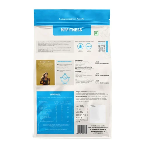 Myfitness Myfitness Rolled Oats 900g - Image 3