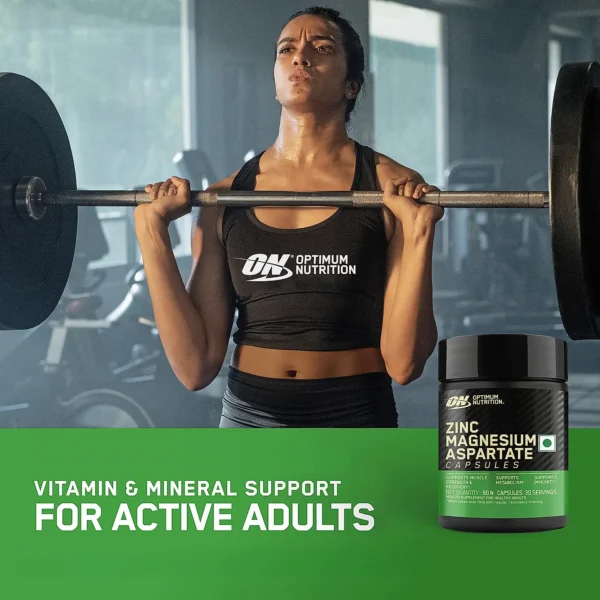 Optimum Nutrition (ON) Zinc Magnesium Aspartate (ZMA) - 60 Caps