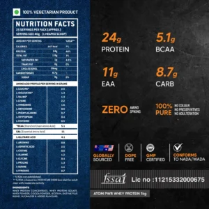 Asitis Nutrition ATOM PWR Whey Protein