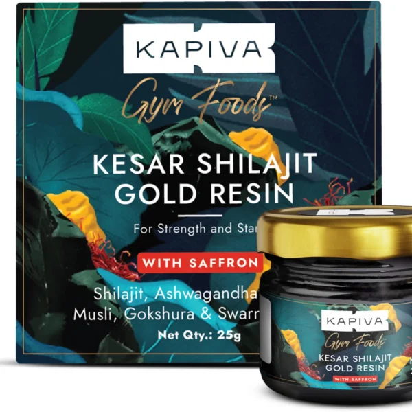 Kapiva Shilajit Gold Resin 25g With Saffron