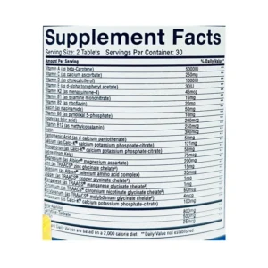 Gaspari Nutrition ANAVITE Multivitamins 30 Caps