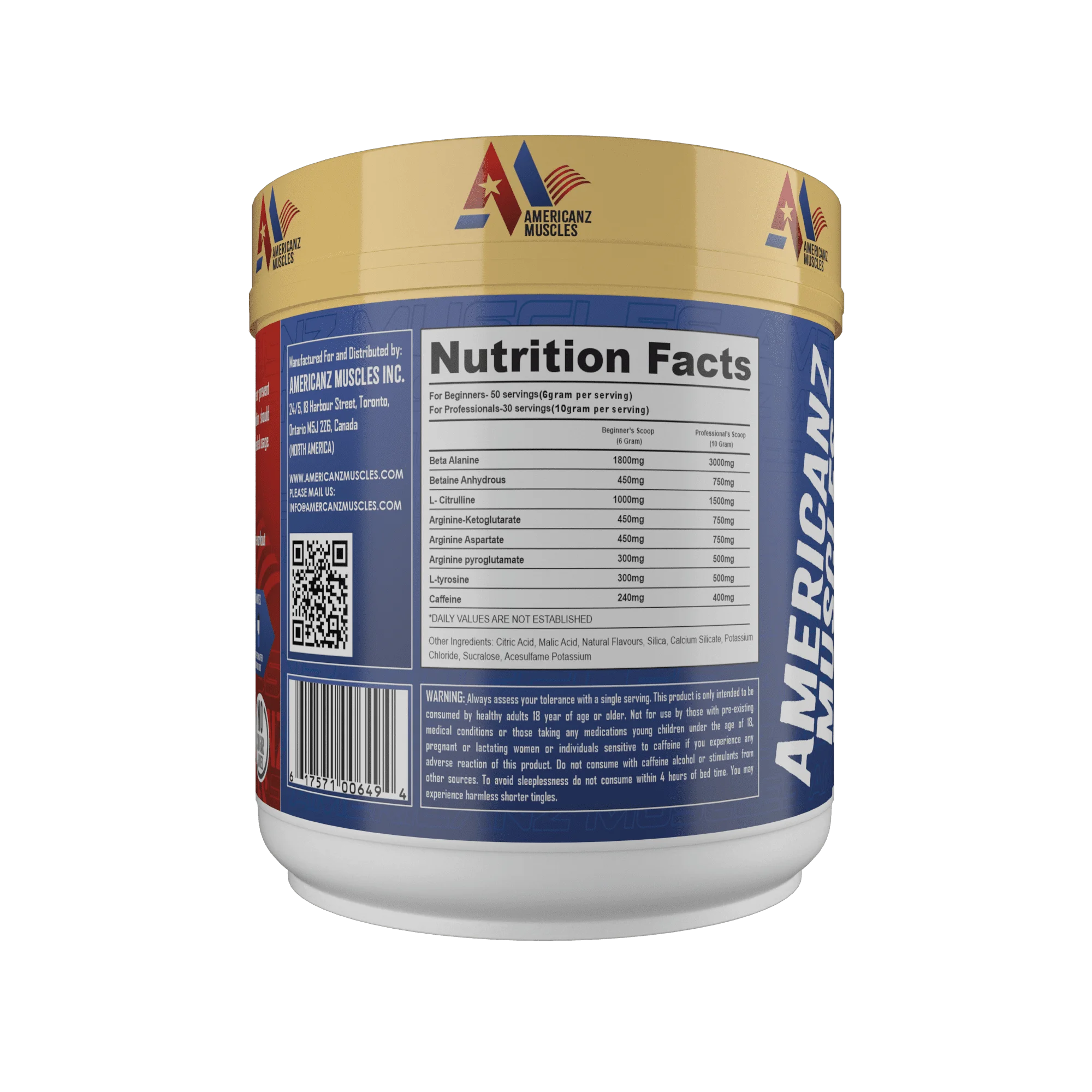 Americanz Muscles Super Human Pre-Workout - Image 2