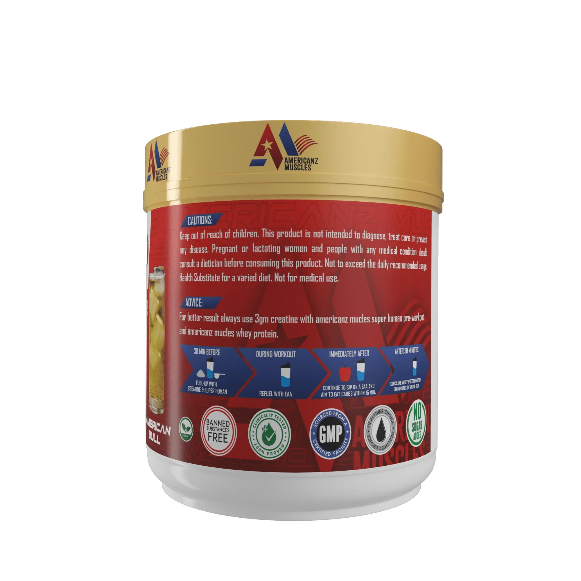 Americanz Muscles Super Human Pre-Workout - Image 3