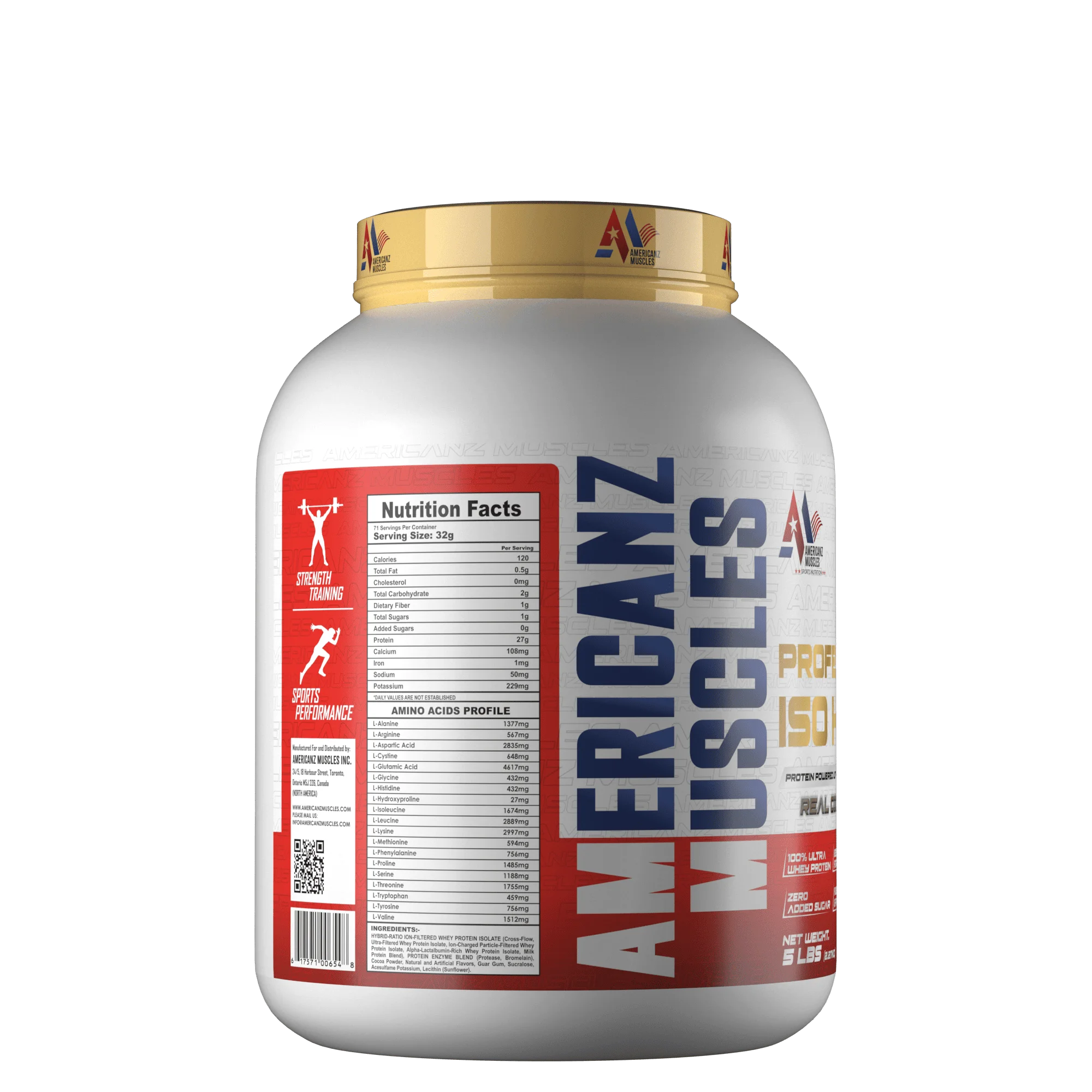 Americanz Muscles Professional ISO Hydro Protein - Image 2