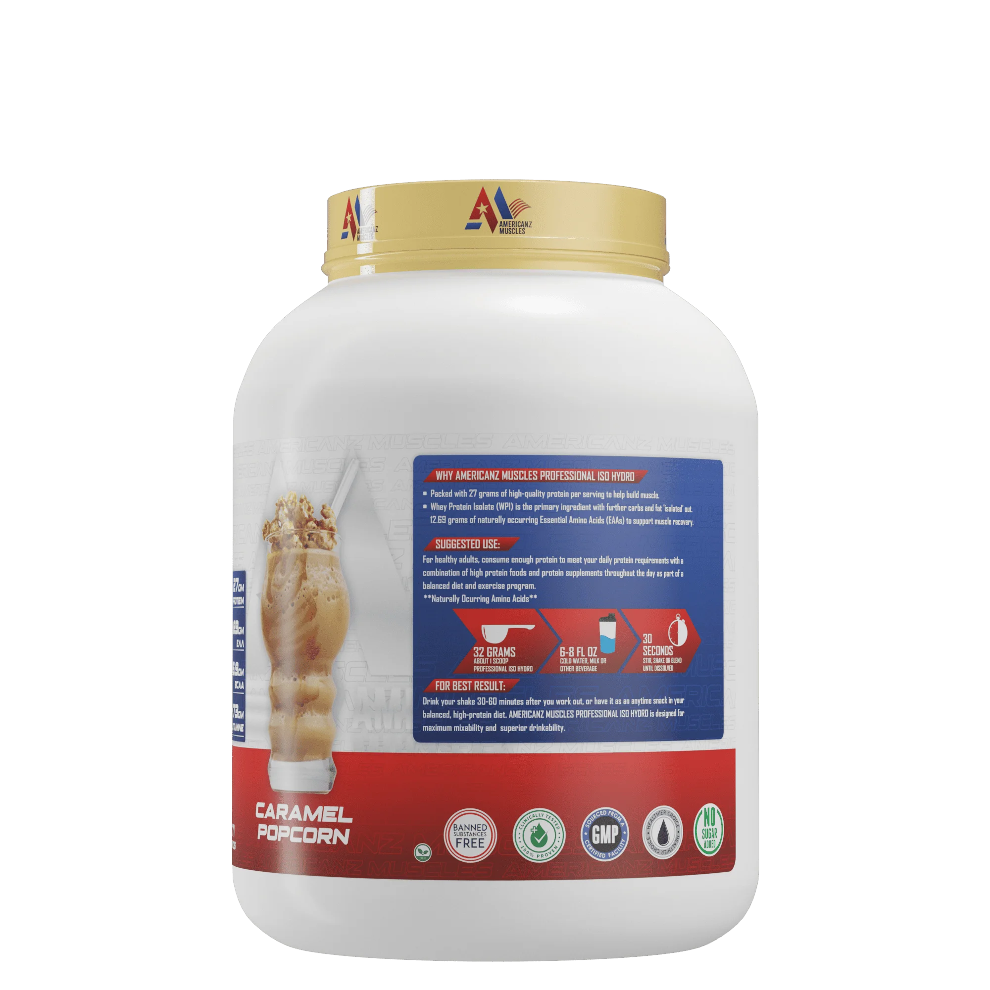 Americanz Muscles Professional ISO Hydro Protein - Image 3