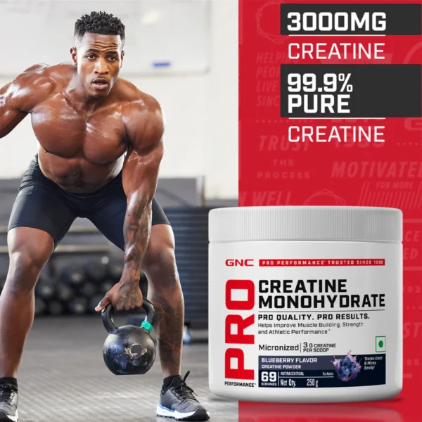 GNC Creatine Monohydrate 3000mg Flavoured 250gm