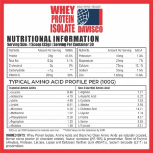 Davisco Isolate Whey Protein
