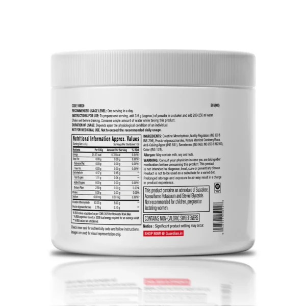 GNC Creatine Monohydrate 3000mg Flavoured 250gm