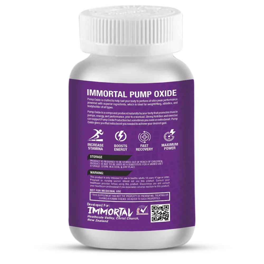 Immortal Pump Oxide-90tablets - Image 3