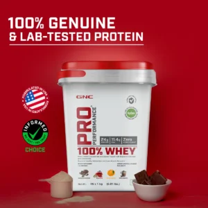 GNC Pro Performance 100% Whey Protein 4 KG - 4 FLAVORS PACK