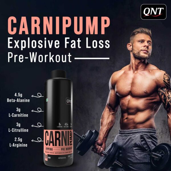 QNT CarniPump Ripping Pre-Workout 1Ltr
