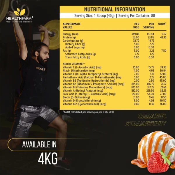 HealthFarm ISO 7 Lean Muscle Whey Protein 4KG