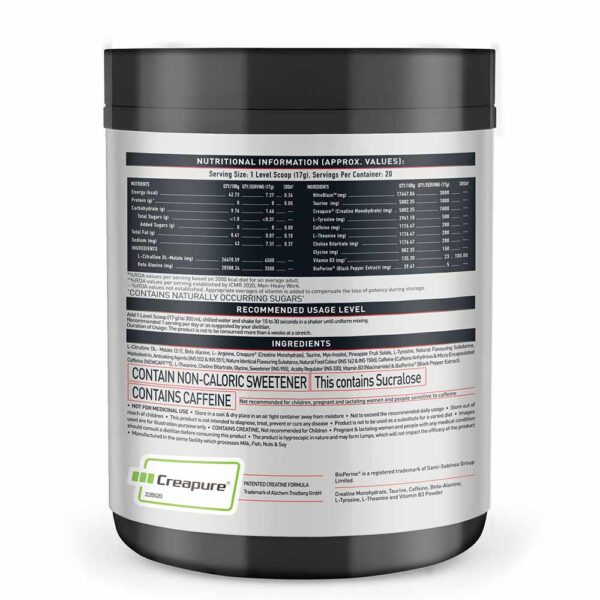 MuscleBlaze Pre Workout WrathX - 20 Servings