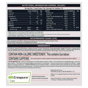 MuscleBlaze Pre Workout WrathX - 20 Servings