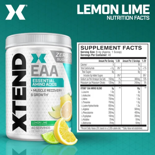 Scivation Xtend EAA Essential Amino Acids + Muscle Recovery & Growth (40 Servings) - Image 4