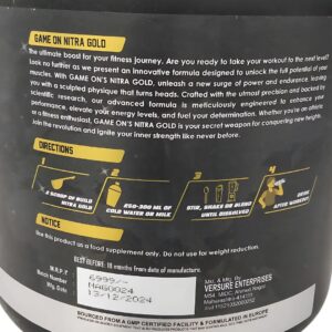 Game on Performance Nitra Gold Whey Protein