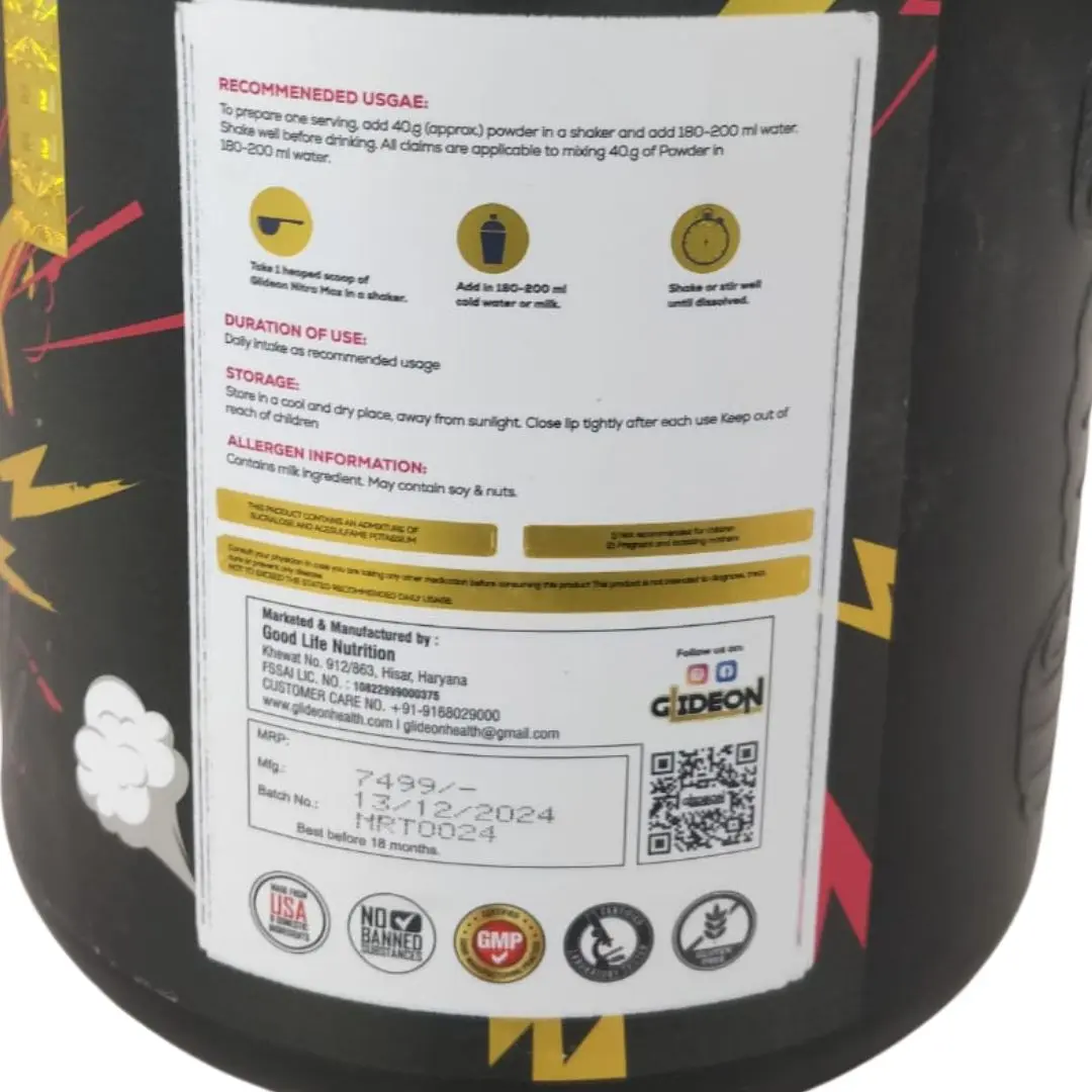 Glideon Nitra Max Gainer