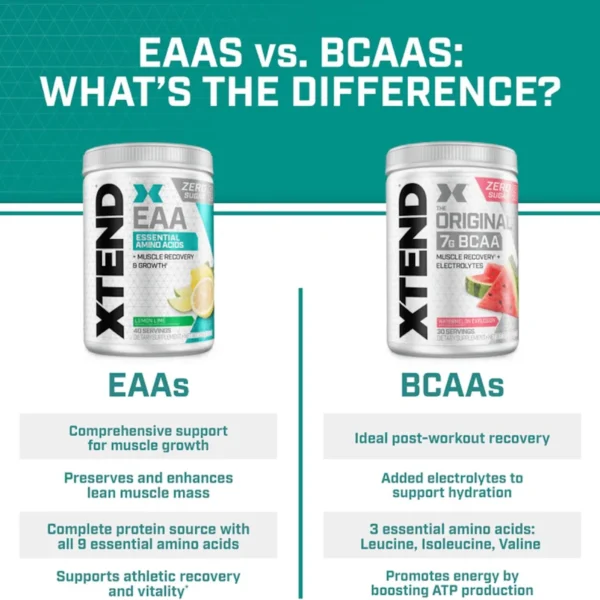 Scivation Xtend EAA Essential Amino Acids + Muscle Recovery & Growth (40 Servings)